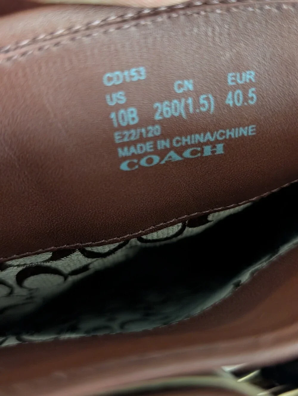 Coach Lili Buckled Leather Boots Walnut Brown #CD153 Women's Size 10B Regular